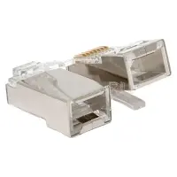 Коннектор RJ-45 TERACOM PRO экранированный 8P8C 30мкд Cat,6, EKF