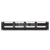 Патч-панель TERACOM PRO 19'' Cat,5E 2U неэкранированная UTP 48 портов RJ-45 Dual IDC, EKF