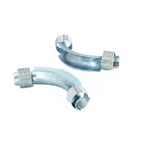 Фиксатор поворота угла 90° с кольцами для труб PEX, Uni-Fitt