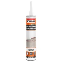 Клей универсальный монтажный каучуковый 49А, Soudal