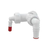Колено с двумя штуцерами G1"/8–23 с обратными клапанами, ALCA