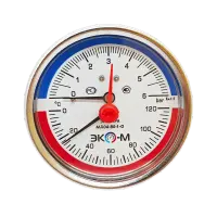 Термоманометр осевой Экомера МД04-80мм, Экомера