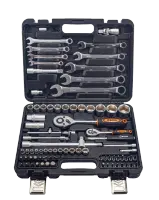Набор инструментов, 1/2", 1/4", в кейсе 82 предм, Вихрь