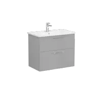 Тумба с квадратной раковиной, 2 ящика Root Flat, Vitra