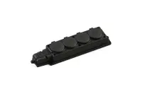 Колодка удлинителя 4-м MultiSet 16А 250В IP44 с заземл. каучук, Systeme Electric