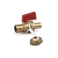 Кран сливной со штуцером 1/2", SR Rubinetterie