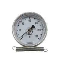 Термометр биметаллический, тип A46.11 (корпус-алюминий) накладной на трубу, Wika