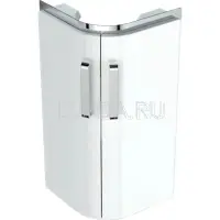 Шкафчик для угловой раковины Renova Compact, с двумя дверями, 604x425x330, Geberit