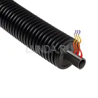 Труба теплоизолированная одинарная с греющим кабелем 10 Вт/м PE-100, SDR11, PN16, Terrendis