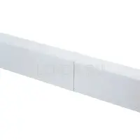 Накладка на стык для плинтусного короба 100х40мм белая, DKC