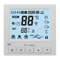 Термостат электронный комнатный Greencon-R, встраиваемый, Ридан