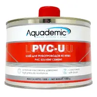 Клей PVC-U для трубопроводов из НПВХ, Aquademic