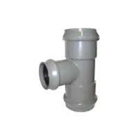 Тройник переходной раструбный 90° ПВХ PN10, AquaViva