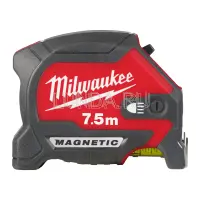 Рулетка PREMIUM магнитная MAGNETIC GEN III 7.5м с LED подсветкой (ширина полотна 30мм), Milwaukee