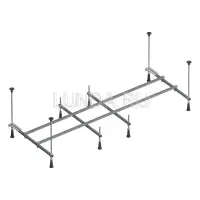 Разборный каркас для ванны 170х70 см, нержавеющая сталь, серый, AM.PM