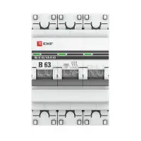 Автоматический выключатель 3P 6кА ВА 47-63 PROxima, EKF