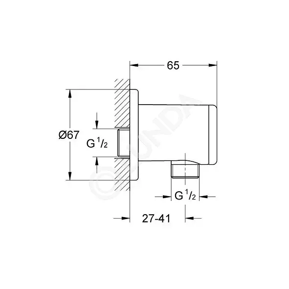 Подключение для душевого шланга grohe relexa 28626000